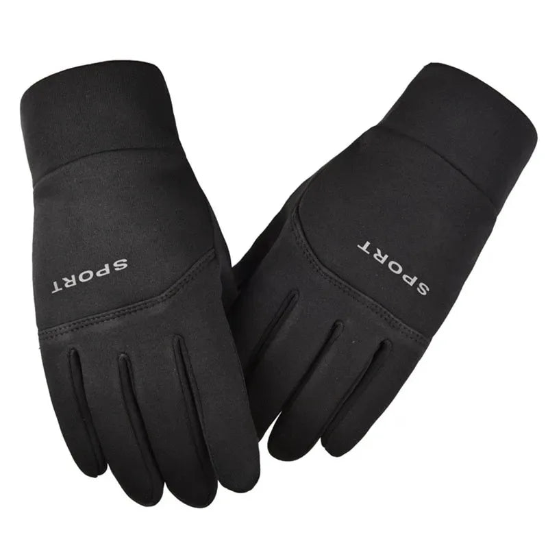 Outdoor Winter Warm Sports Runing Gloves Screen Touch Non-Slip Cycing Skiing Windproof Waterproof Full Finger Gloves Unisex Zpaxo