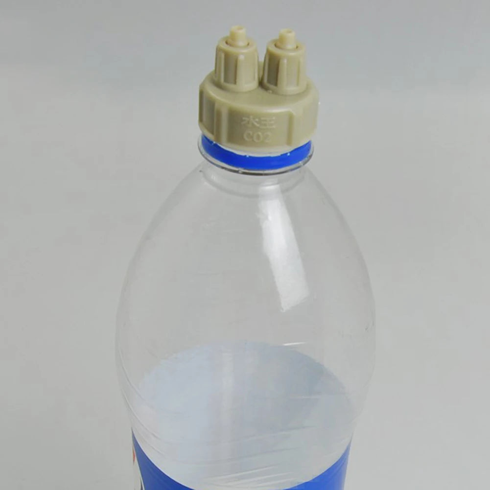 50-1PCS Aquarium CO2 System Generator Bottle Cap Fish Tank Live Plant DIY Air Diffuser Tube Valve Guage Carbon Dioxide Reactor Zpaxo