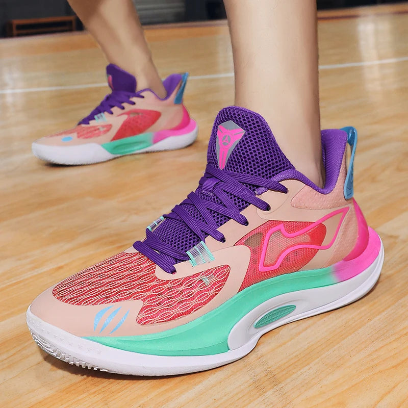 Men's Basketball Shoes Breathable Cushioning Non-slip Wearable Runing