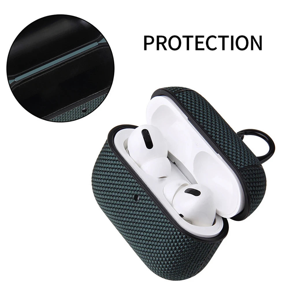 Wireless Earphones Protective Case For Apple AirPods Pro/Pro 2 For AirPods 3 2 1 Textile Cloth Protective Case Anti Fingerprints Zpaxo