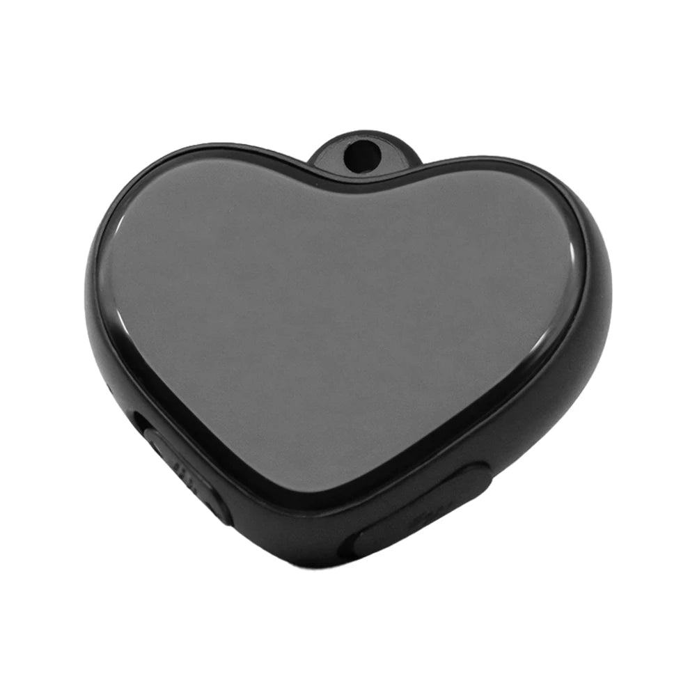 Voice Activated Recorder Heart Shape Small Audio Player LED Indicator