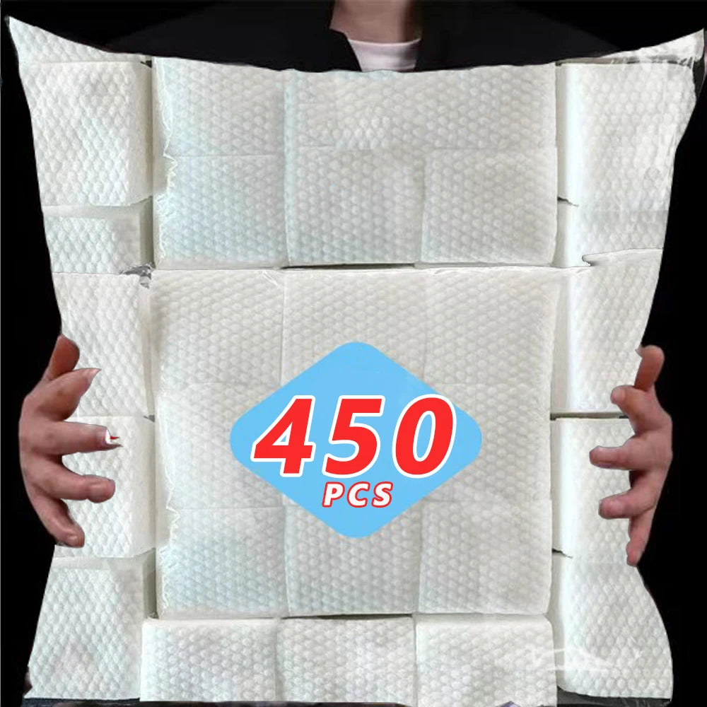 3D Water-locking Makeup Cotton Pads Women Non-shedding Square Pearl