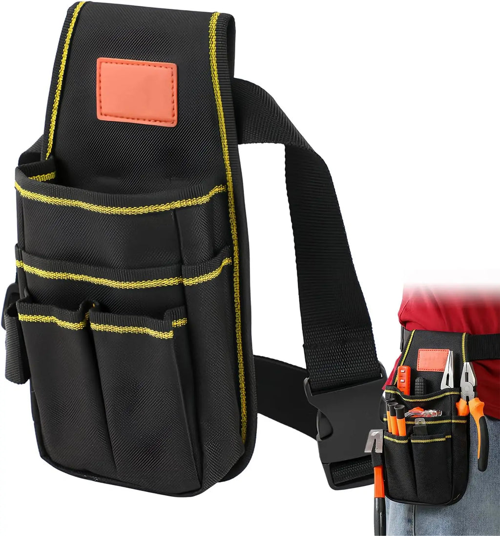 Tool Bag with 32 inch Belt Multi-Purpose Tool Holder Organiser 600D Oxford Fabric for Carpenter Gardener Builder and DIY Enthusi Zpaxo