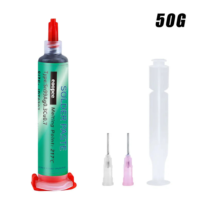 Sn99Ag0 3Cu0 7 Lead High-temperature Solder Paste Needle Tube SMT PCB