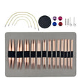 13Pairs Interchangeable Circular Knitting Needle Set 3.0mm-10mm for Knitting Sweater Sock Aluminum Knitting Needle Set Zpaxo CN