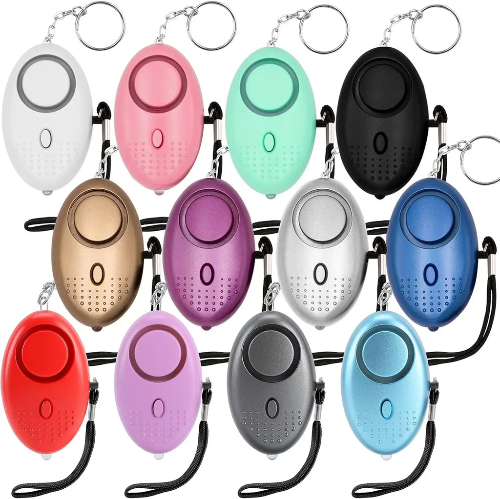 130dB Personal Safety Alarm with LED Light & Key Clip