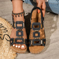 2026 Women Sandals Roman Designer Beach Shoes Summer Wedge