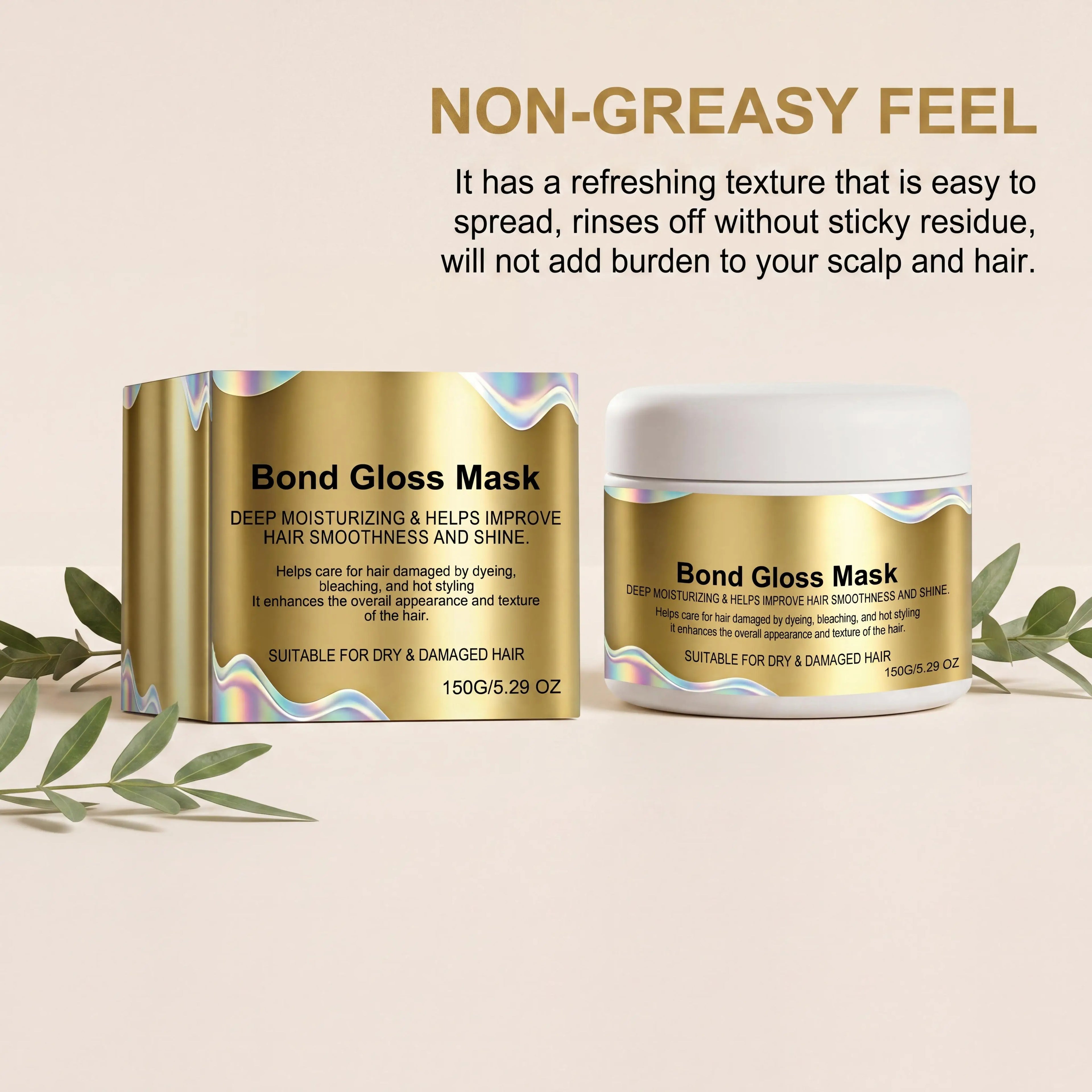 Bond Gloss Deep Conditioning Hair Mask – Keratin & Vitamin E Deep Conditioning Hair Mask Zpaxo