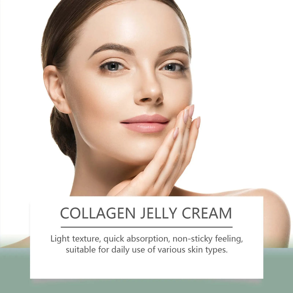 Green Tea Collagen Jelly Cream – Pore Shrinking Moisturizer Facial Jelly Cream Zpaxo