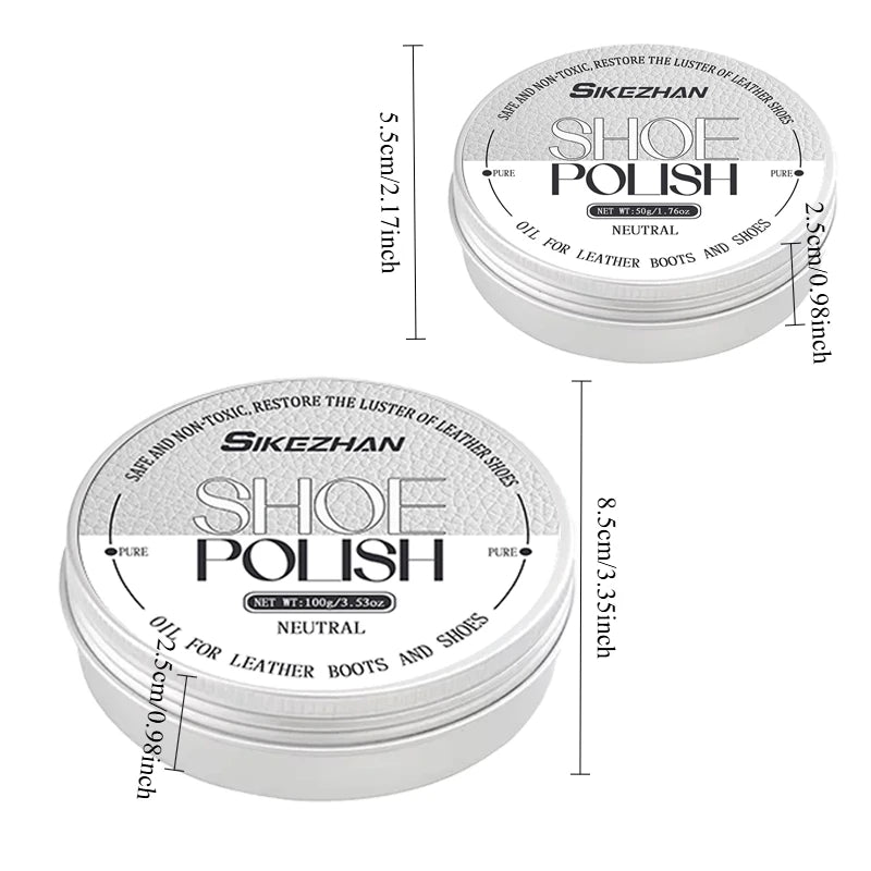 Finest Quality Universal Leather Shoe Polish Cream,Cleane &Waterproofer, for Men Women Sports Shoes,Boots Refurbishing Wax Zpaxo