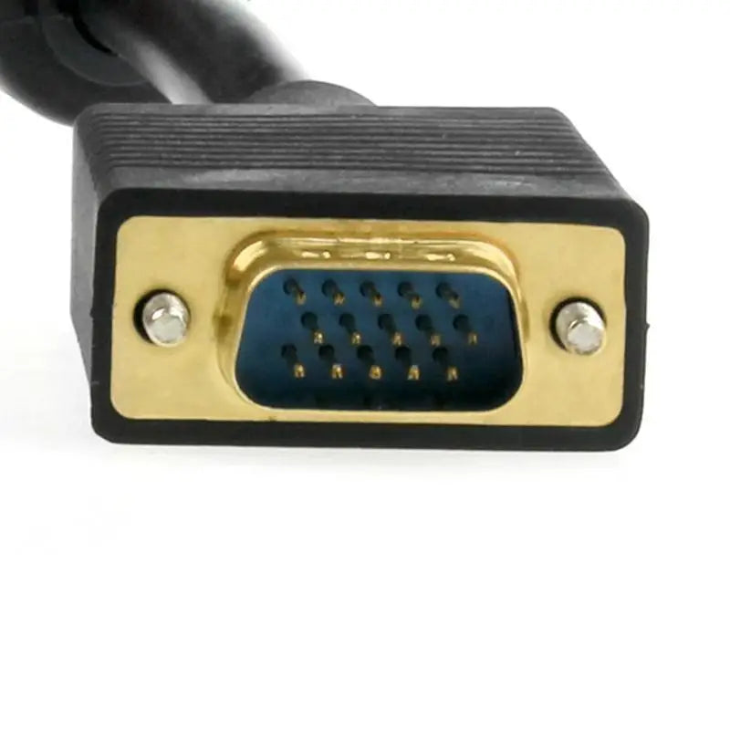 652F VGA BNC Cable 5BHC Plugs Splitter RGBHV Male Coaxial Cord Zpaxo