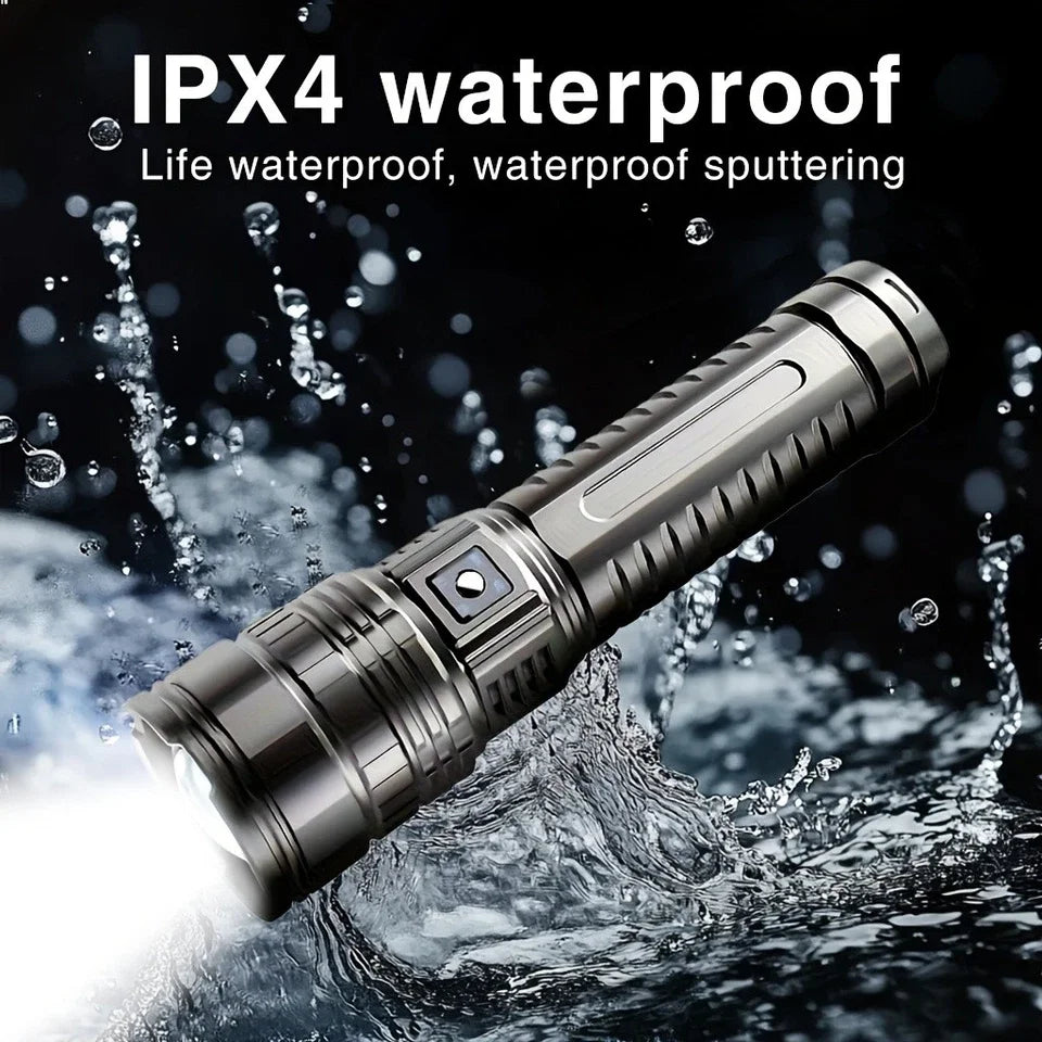 POCKETMAN 3800 Lumen Tactical Flashlight – Zoomable, 5 Modes