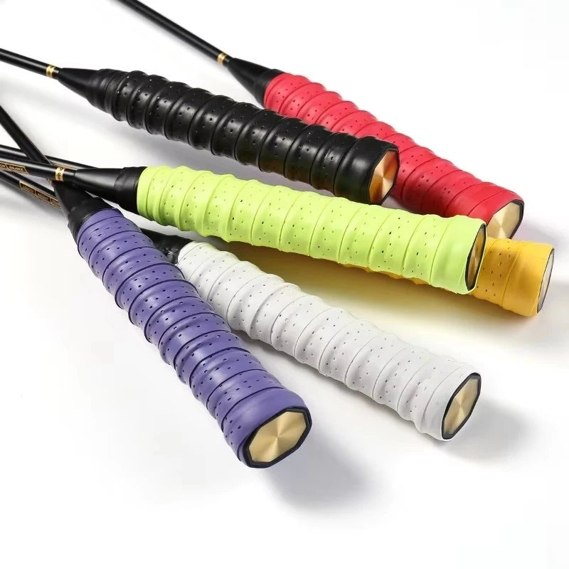 Anti-Slip PU Tennis & Badminton Racket Overgrip Tape | 1–2 Pack