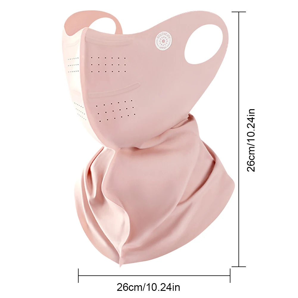 Bicycle Balaclava Protection Hanging Ear Mask Breathable Cycling Scarf Mask Windproof for Camp Hiking Zpaxo