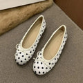 Women's Shoes Fashion Silk Women Ballet Flats Luxury Designer Shallow Zpaxo WHITE 38