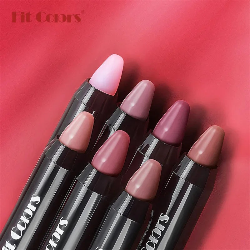 1PC 8 Colors Velvet Matte Lipsticks Pencil Waterproof Long Lasting Sexy Red Lip Stick Non-Stick Cup Makeup Lip Tint Pen Cosmetic Zpaxo