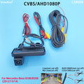AHD 1080P CVBS Car Rear View Camera Trunk Handle Mercedes Benz E
