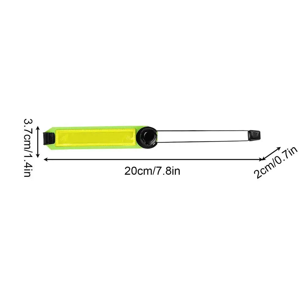 Bike Pants Strap Reflective Ankle Bands Adjustable Rotating Buckle