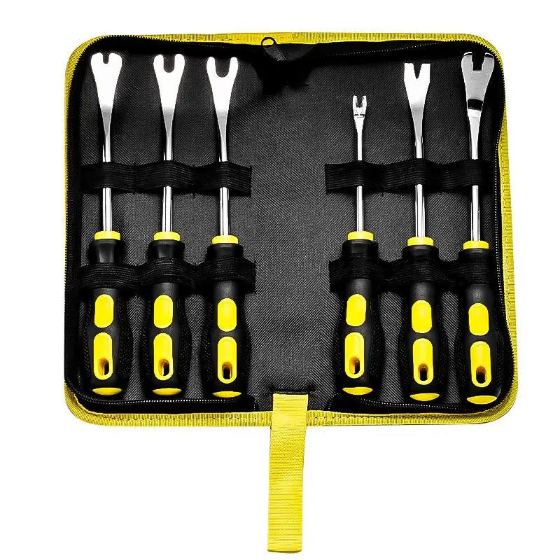 A45 Carbon Steel Nail Puller – Screwdriver-Style Pry Tool