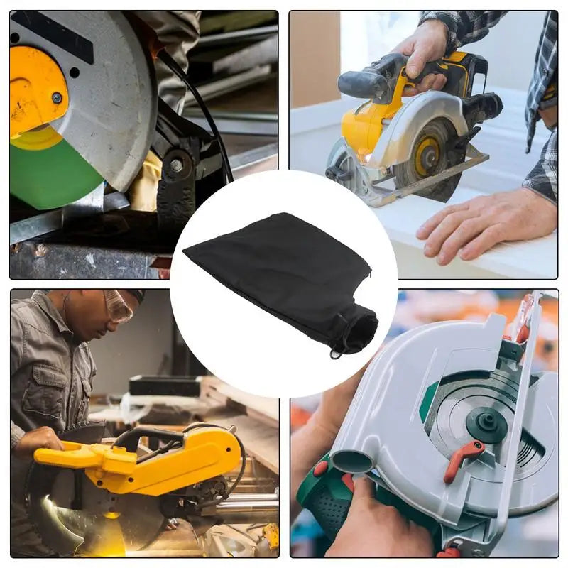 Table Saw Dust Bag Aluminum Cutting Machine Outlet Zipper Miter