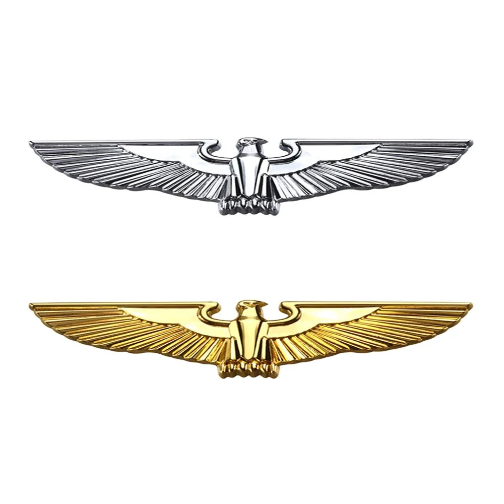 3D Eagle Wings Car Emblem Decal – Zinc Alloy Badge Sticker