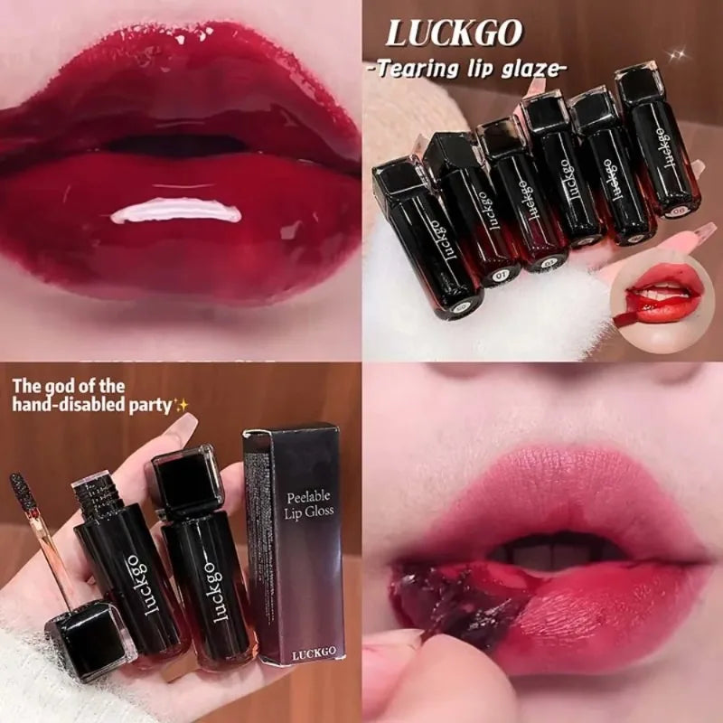 Chocolate Brown Peel Off Lip Stain Waterproof Long Lasting Makeup