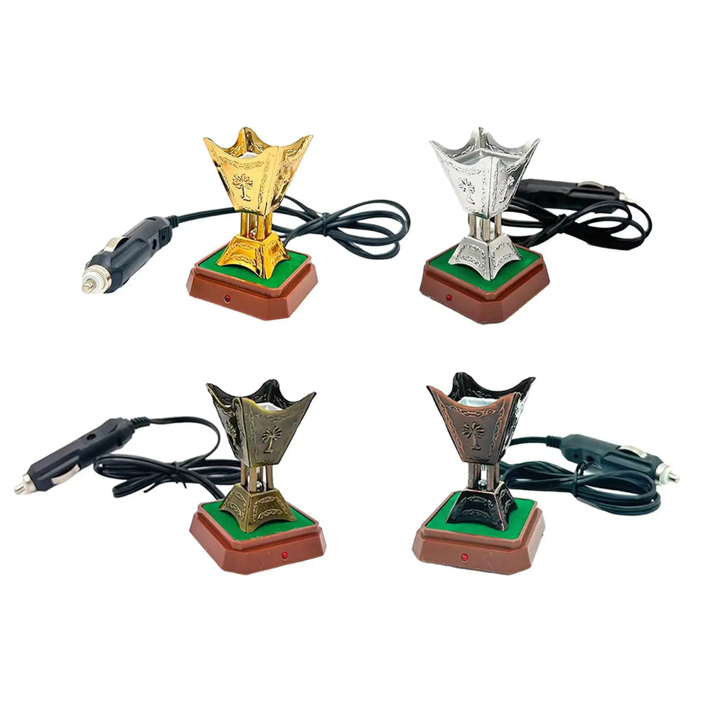 Car Incense Burner Retro Incense Towers Plug in Incense Burner for Car for Car Office Home Bedroom Table Centerpieces premium Zpaxo