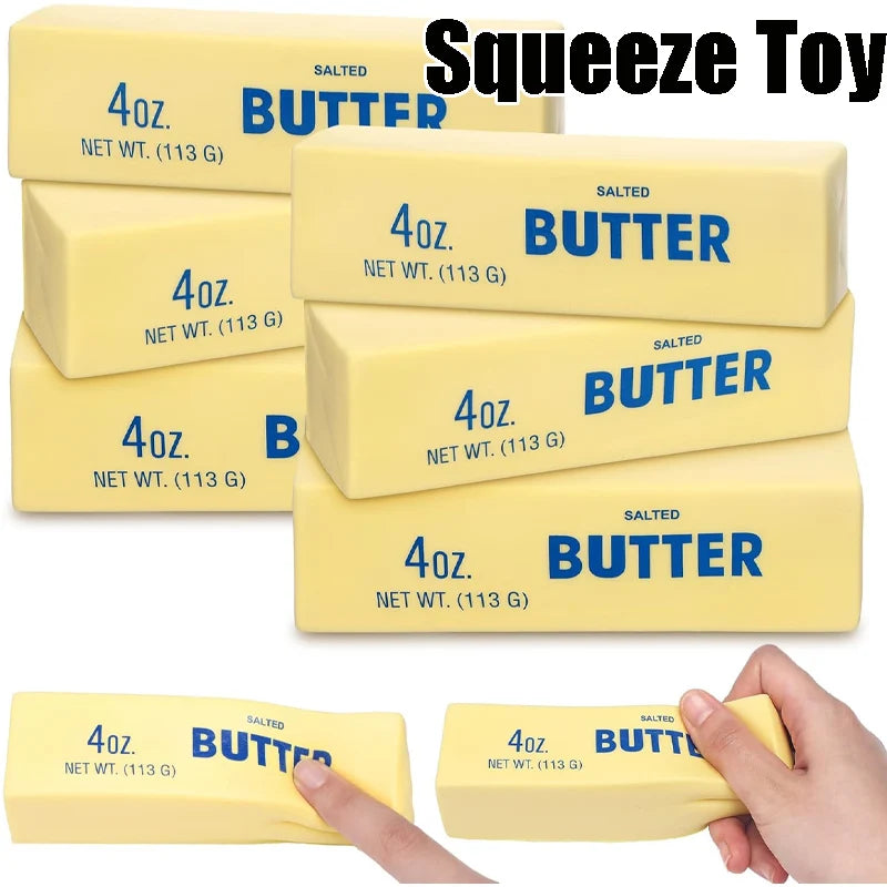 Lifelike Sticky Soft Butter Stick Slow Rebound Toy Wet Moisture Hand