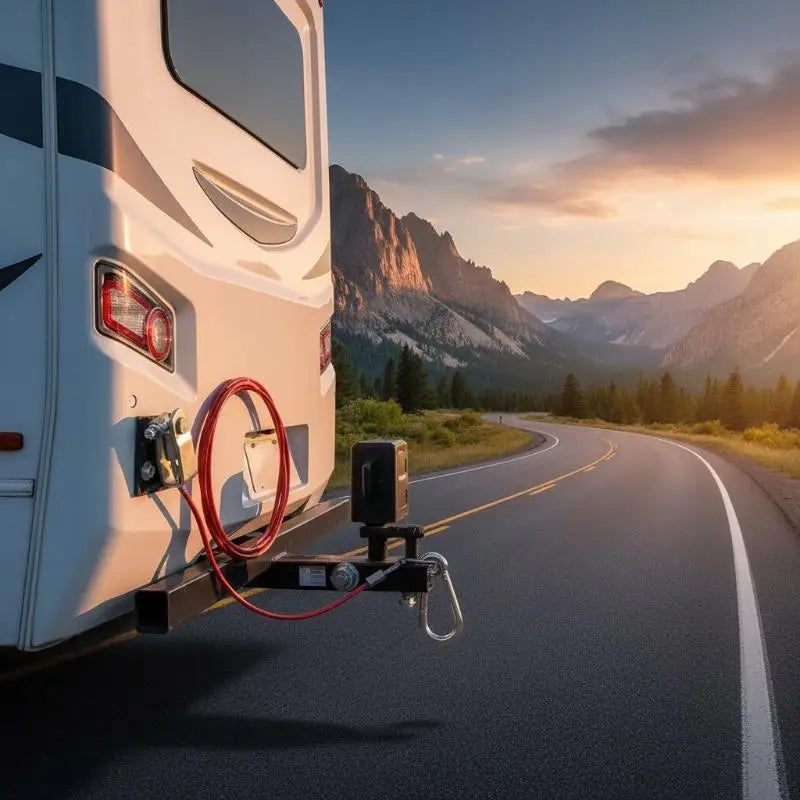 Car Trailer Safety Rope Breakaway Cable Clevis End Caravans Zpaxo Default Title
