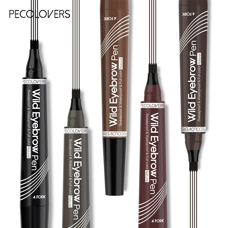 1PC Extremely-small Forked Eyebrow Pencil - Waterproof, Sweat-resistant,Multi-color Selection, Create Natural Wild Eyebrows Zpaxo