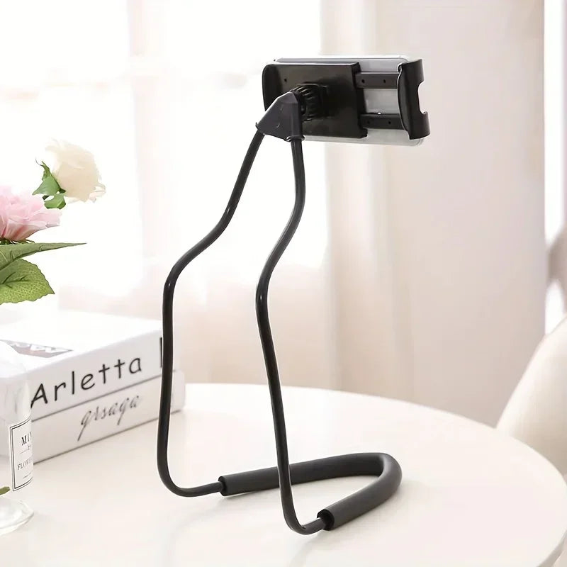 Universal Mobile Phone Holder Extendable Neck Hanging Selfie Stick
