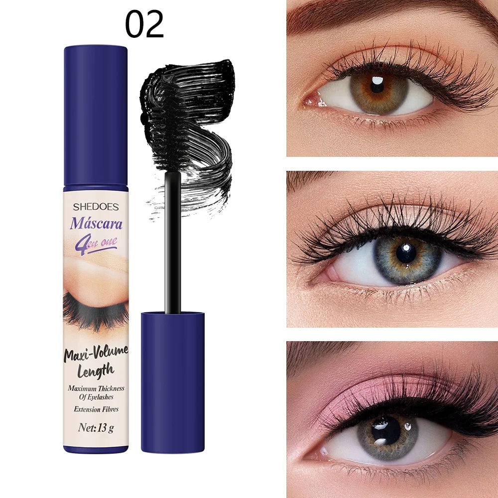 Eye Black Waterproof Anti Smudge Durable Curly Thick Easy Apply Zpaxo 8876-02