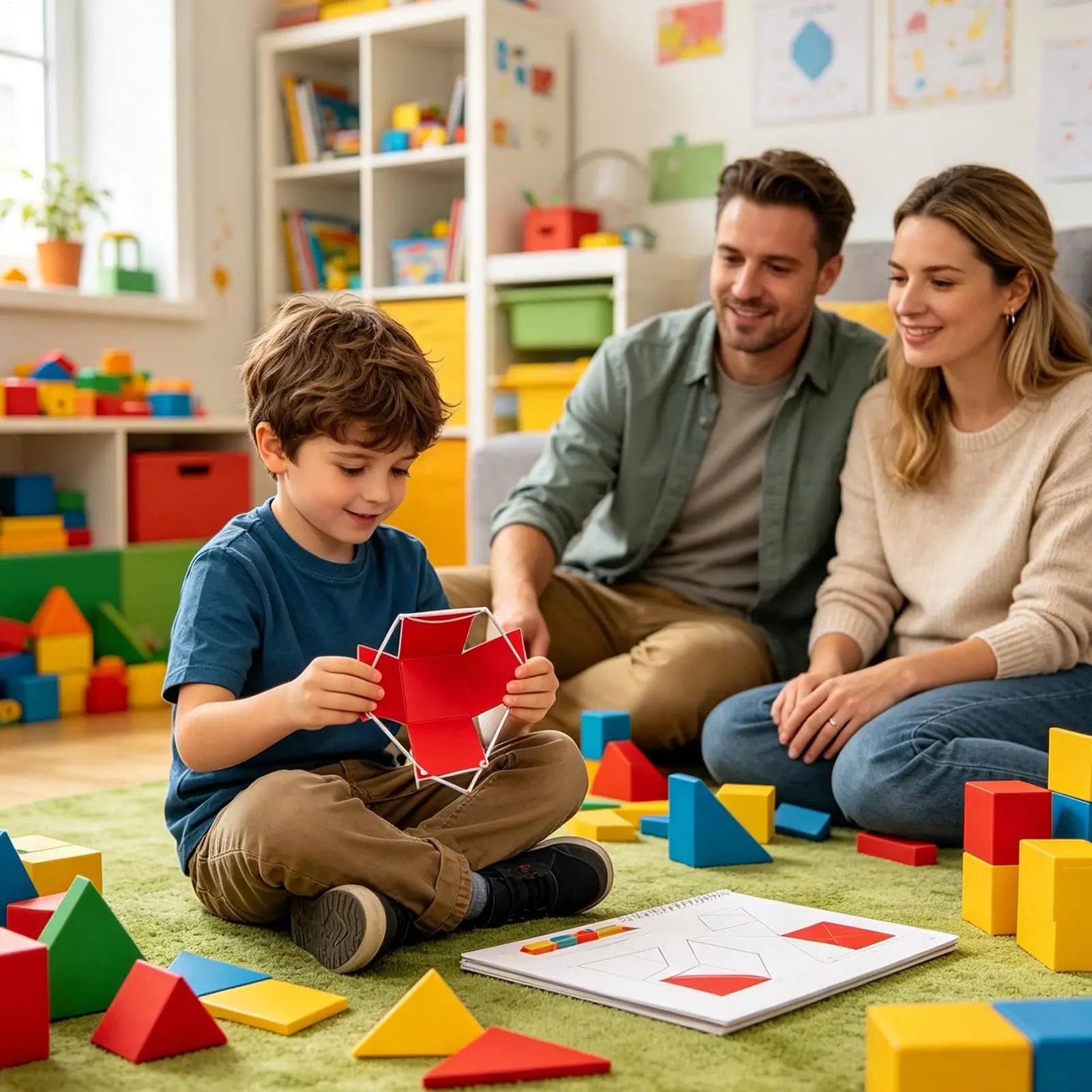 Shapes Preschool Learning Book Activity Educational Workbook
