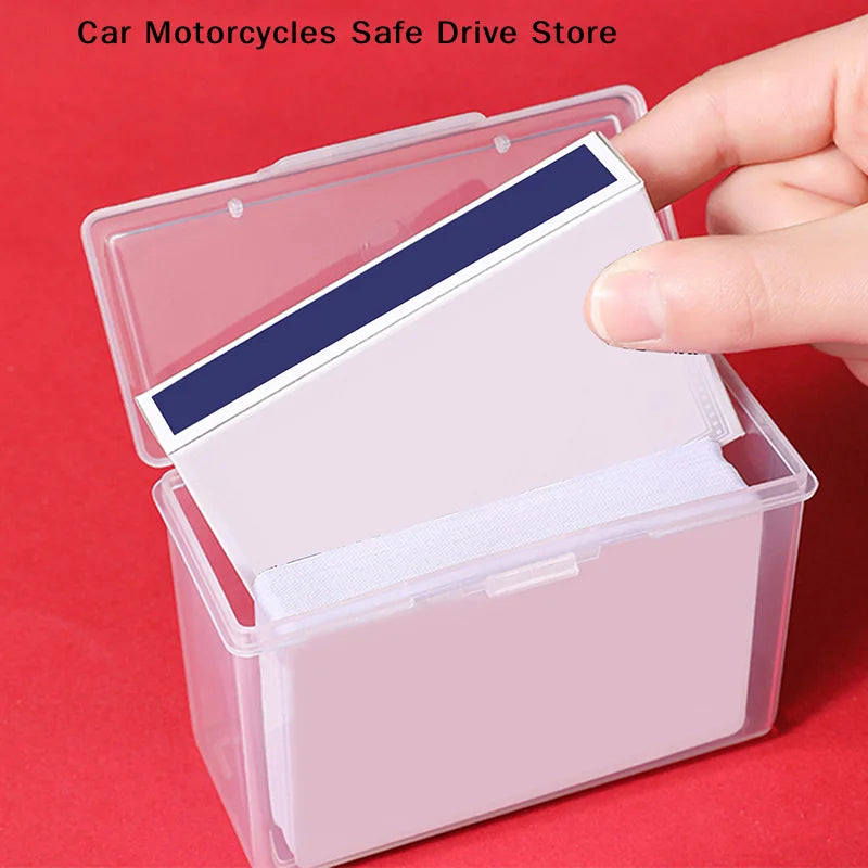 MPlaying Card Storage Box Cards Game ID Business Plastic Organizer