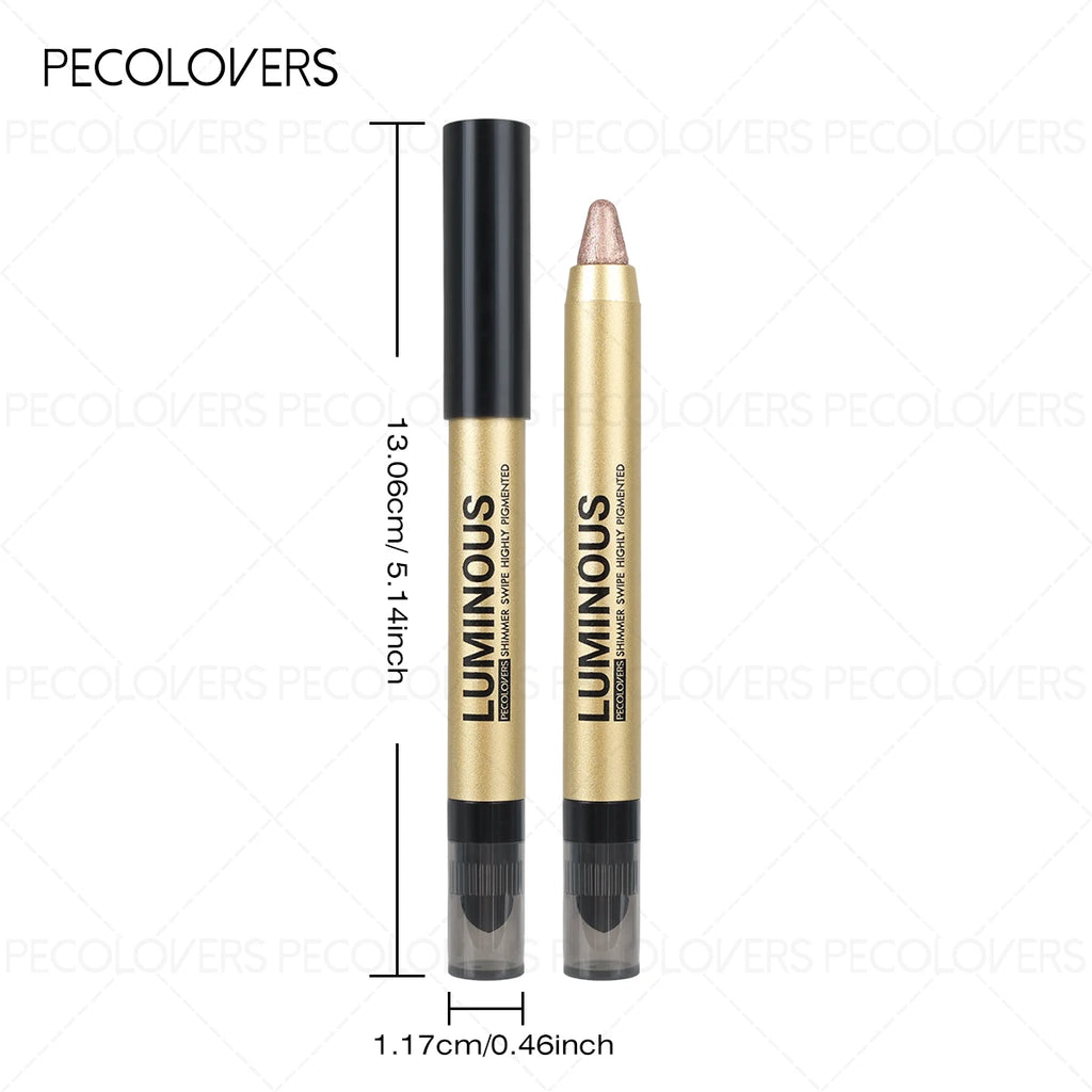 Long-lasting Green Eyeshadow Pencil Shimmer Smudge-proof Eyeliner Zpaxo