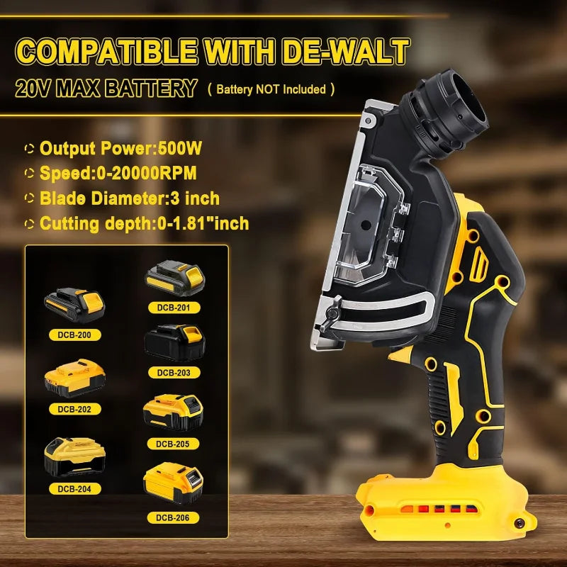 Fit DeWALT 20V Battery Cordless Angle Grinder Handle CUT OFF Electirc