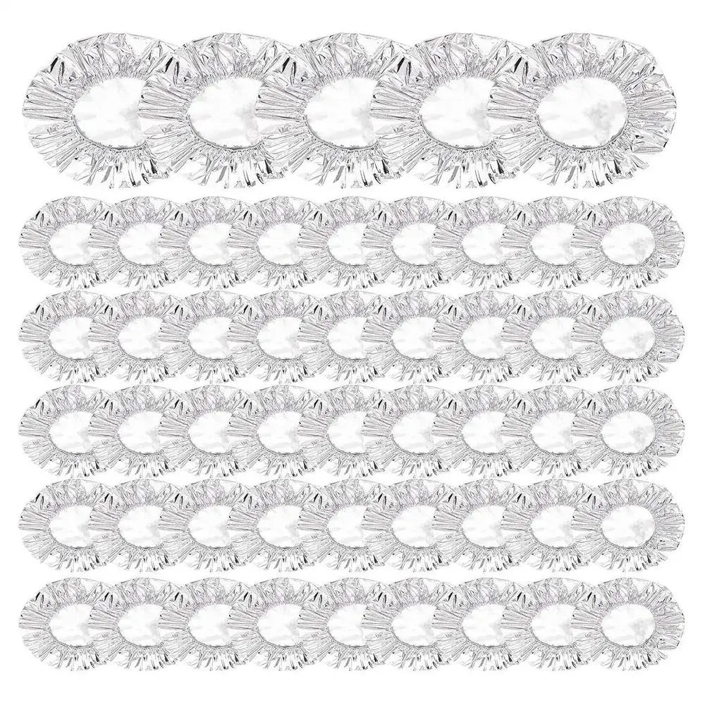 Reusable Aluminum Foil Elastic Covers Heat Retaining Lid Food Fresh