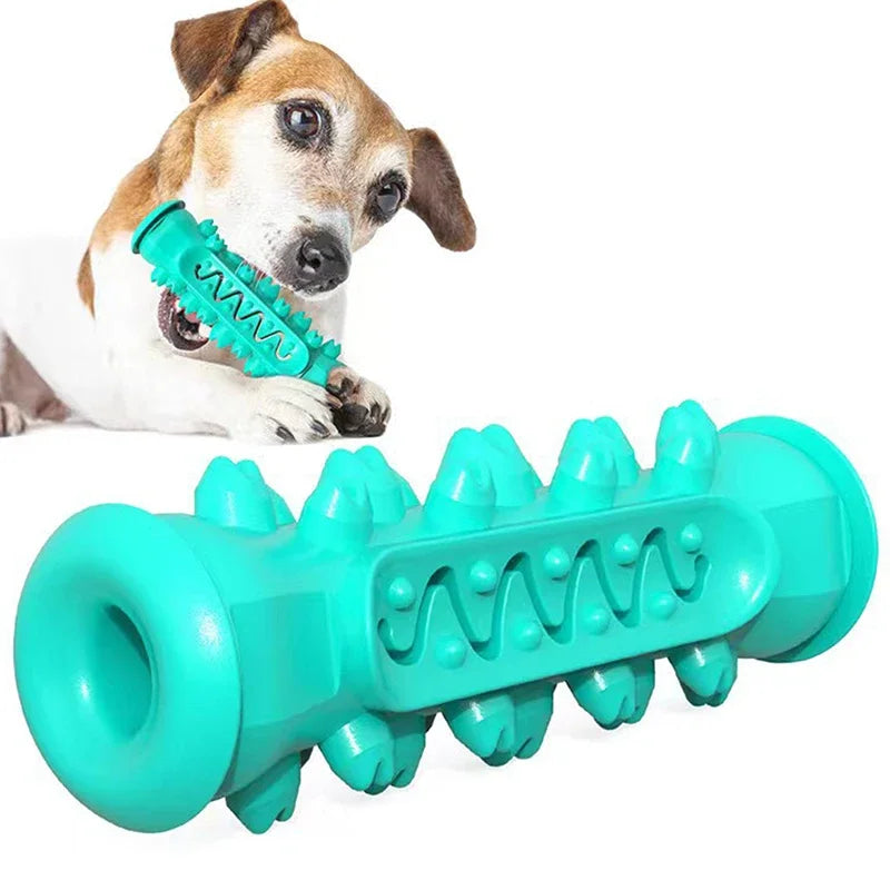 Rubber Dog Molar Toothbrush Toys Chew Cleaning Teeth Safe Puppy Dental Care Soft Pet Cleaning Toy Supplies Pet Accessories 1PC Zpaxo 1