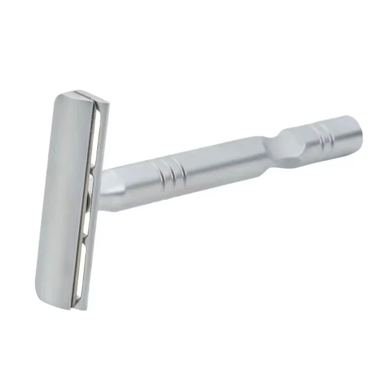 Yaqi Matte Chrome Single-Edge AC Safety Razor for Men Safety Razor Zpaxo