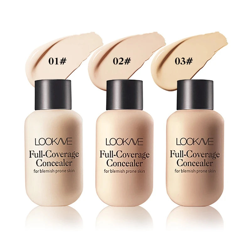 Full Cover Liquid Concealer Cream Makeup Moisturizing Eye Dark