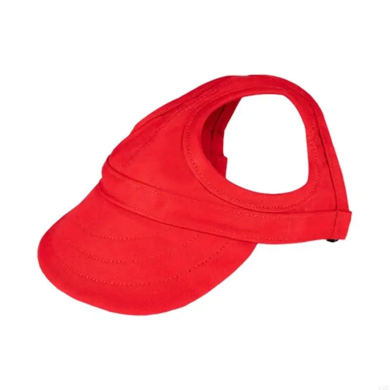 Stylish Dog Cap 4 Size Available Breathable Design Pet Sun Hat For Daily Walks And Play Beach Zpaxo Red M CN