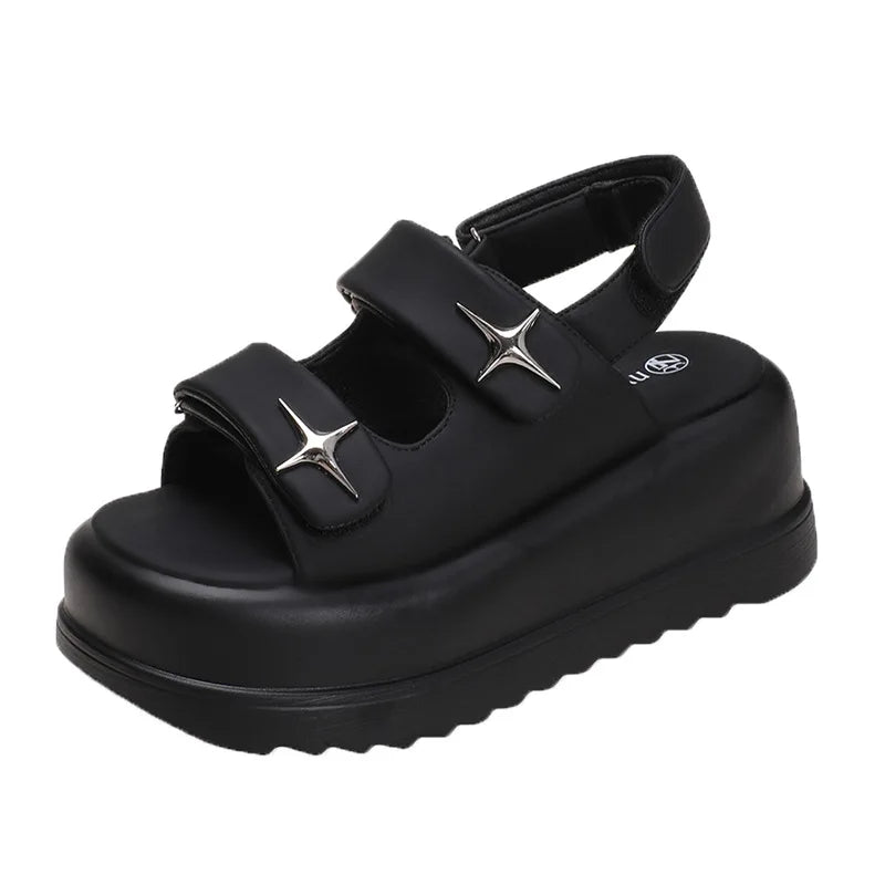 Slippers Women 2023 Summer Fashion Designer Platform Female Solid Zpaxo