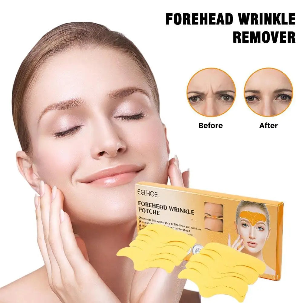 Collagen Forehead Gel Patch Reduces Fine Lines & Firms Skin, Smoothing Wrinkle Treatment Stickers for Women Care Zpaxo