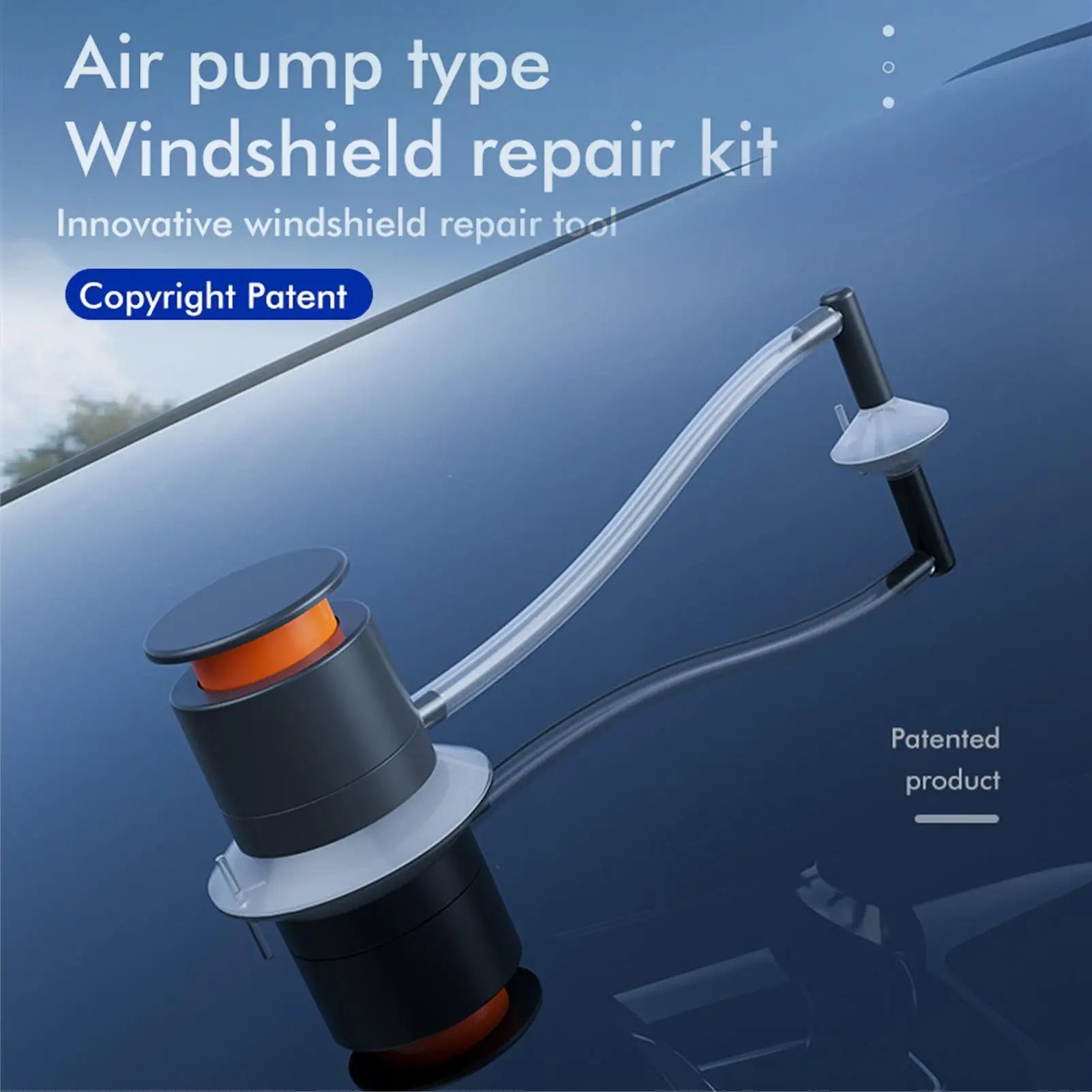 Windshield Repair Automotive Glass Nano Fluid Air Pump Crack Fix