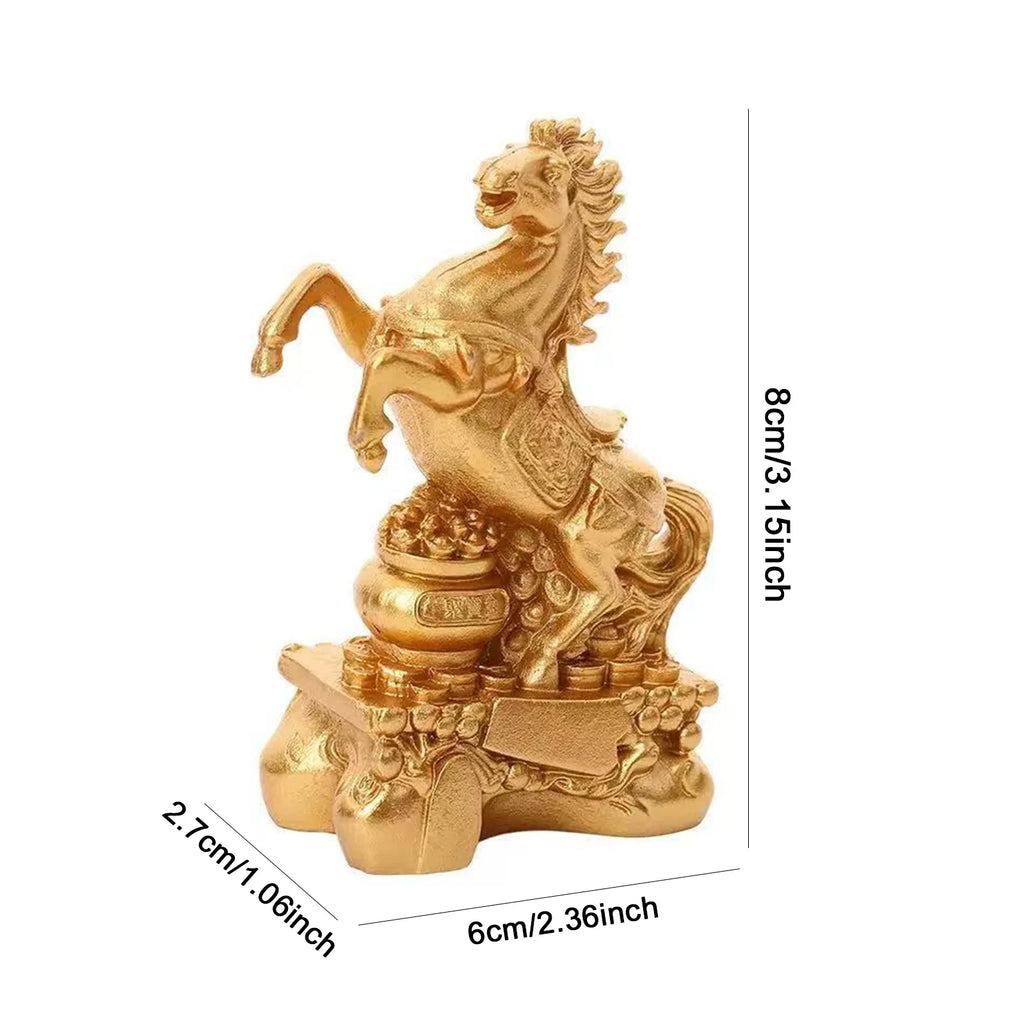 Chinese 2026 Year Horse Ornament Zodiac Blessing Souvenir Standing