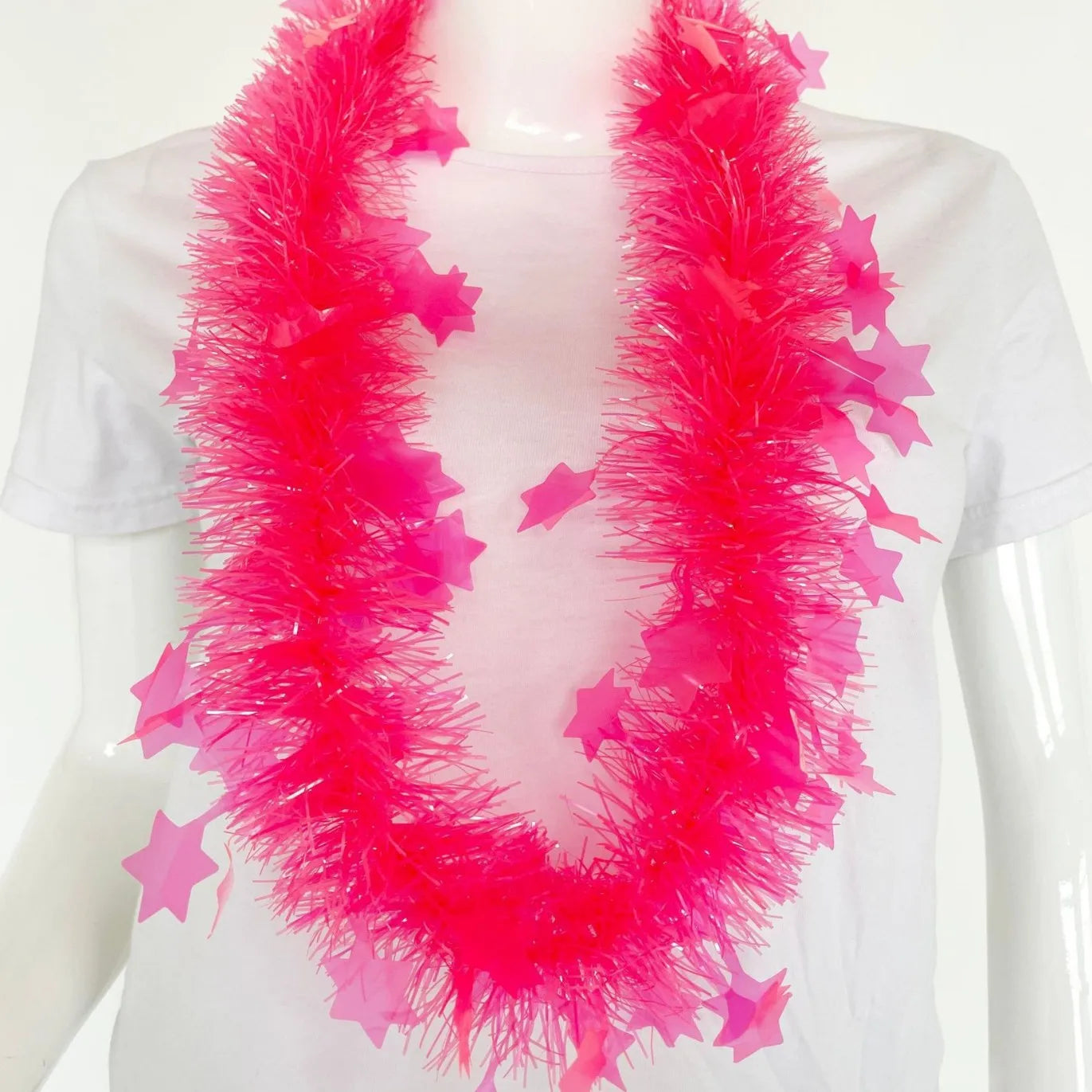 Glow Dark Party Necklace Neon Five-star Fluorescent Blacklight Favors