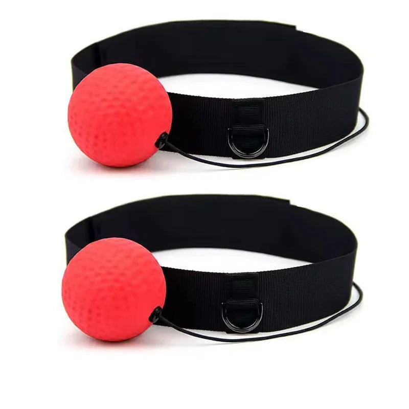 Boxing Training Ball Kid Box Ball Single Game With Headband Parent-child Interaction Boxing Reflex Ball For Reaction Punching Zpaxo 2 Set Boxing Ball
