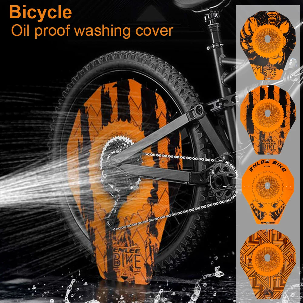 Washing Disc Brake Edge Protection Cover Anti Pollution Cover For Bicycle MTB Mountain Bike Riding Maintenance Car Washing Cover Zpaxo