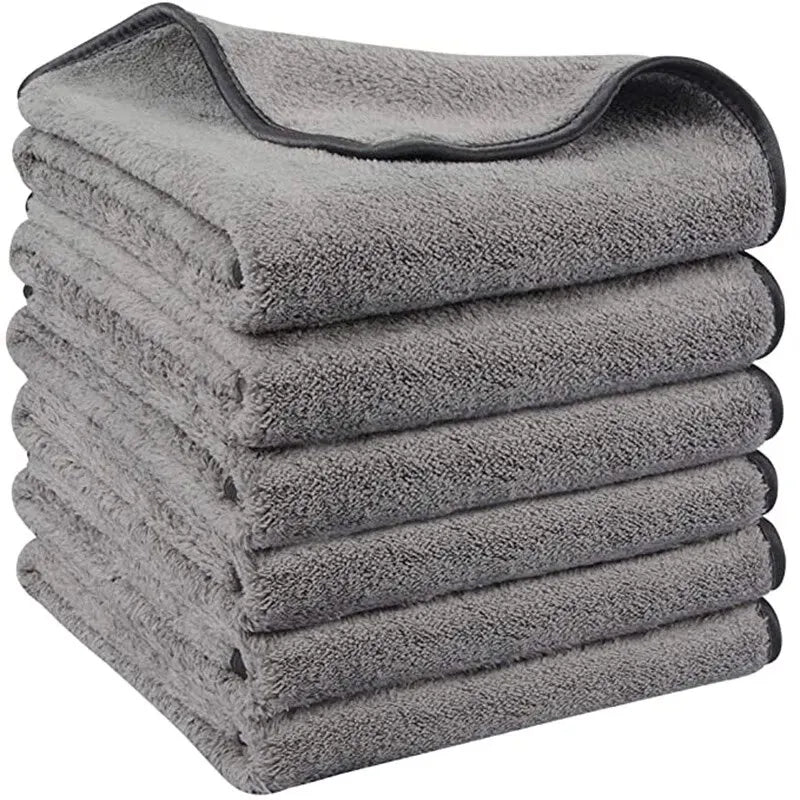 Microfiber Towel Car Wash Accessories Absorbency Cleaning Cloth Zpaxo