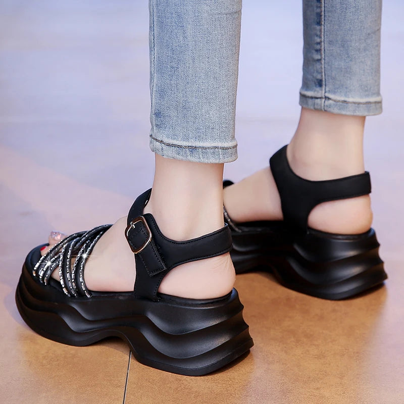 Women's Thick-soled Sandals Summer 2025 Arrival Fashionable All-match